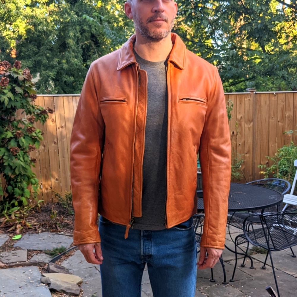 Taylor Stitch x Golden Bear Leather Jacket